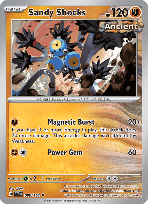 Sandy Shocks, card 098 from Temporal Forces