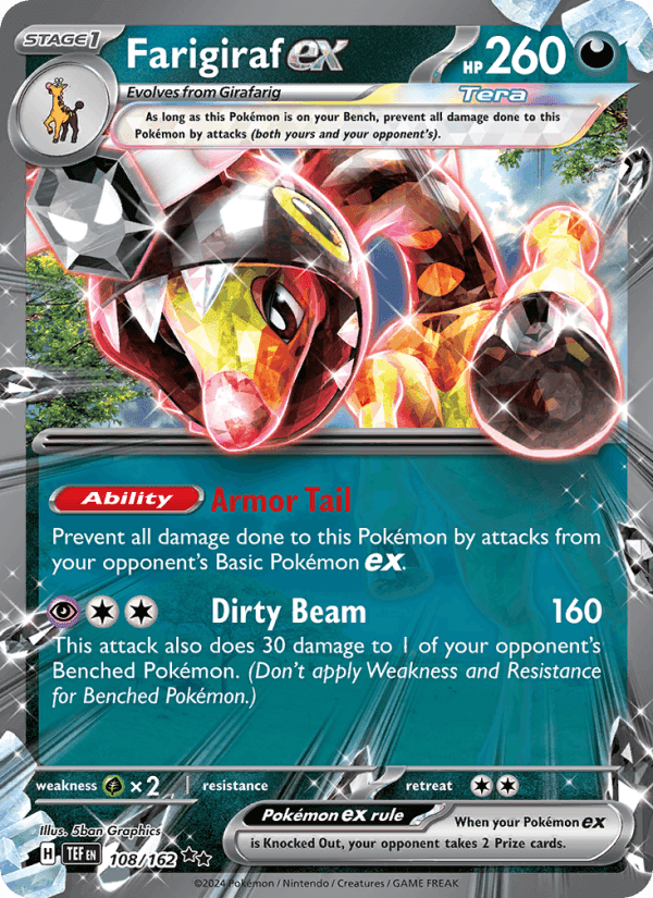 Farigiraf ex, card 108 from Temporal Forces