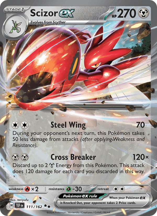 Temporal Forces の 111 番、Scizor ex