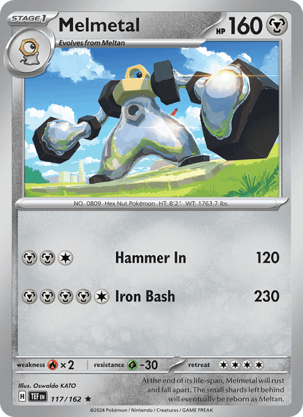 Melmetal, card 117 from Temporal Forces