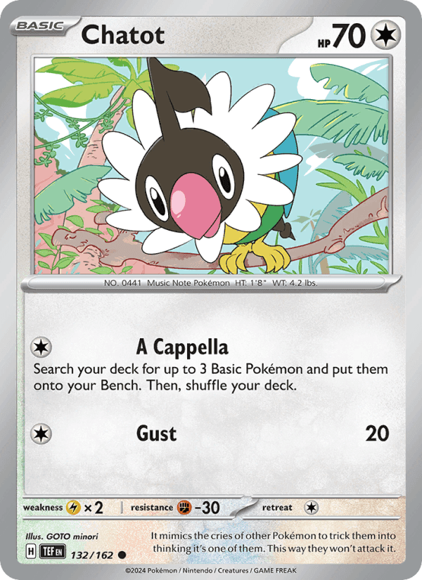 Chatot, card 132 from Temporal Forces
