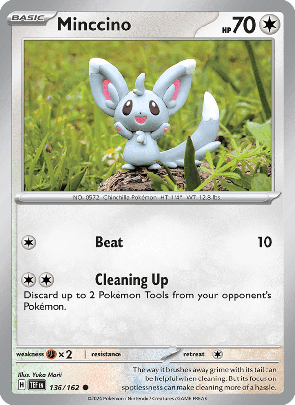 Minccino, card 136 from Temporal Forces