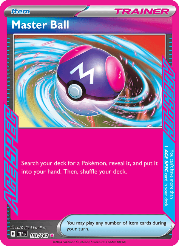 Master Ball, card 153 from Temporal Forces