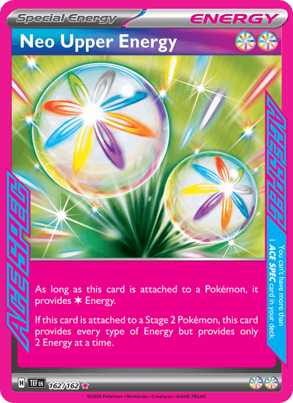 Neo Upper Energy, card 162 from Temporal Forces