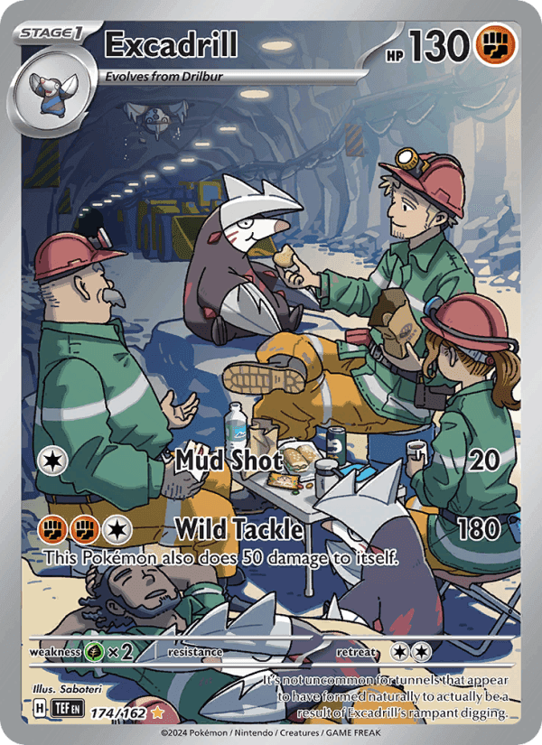 Excadrill, card 174 from Temporal Forces