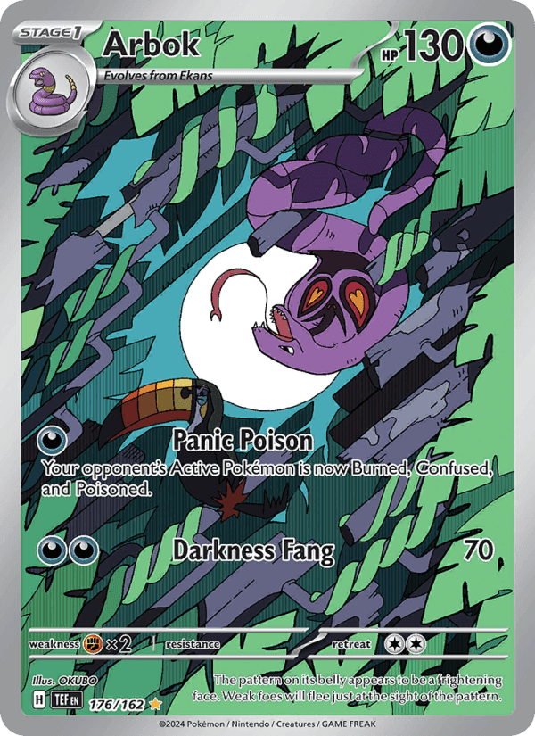 Arbok, carte 176 de Temporal Forces