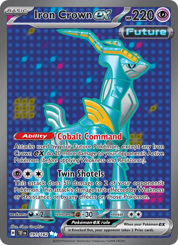 Iron Crown ex, card 191 from Temporal Forces
