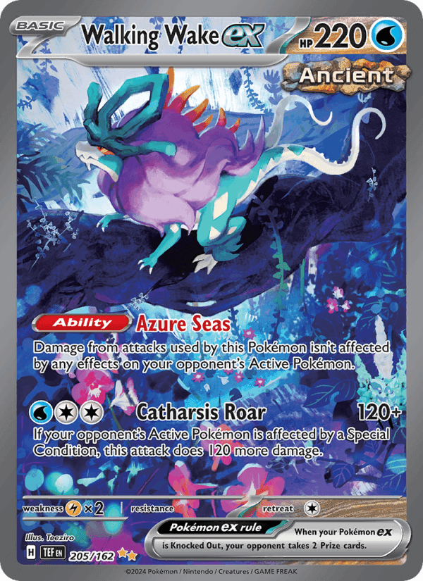 Walking Wake ex, card 205 from Temporal Forces