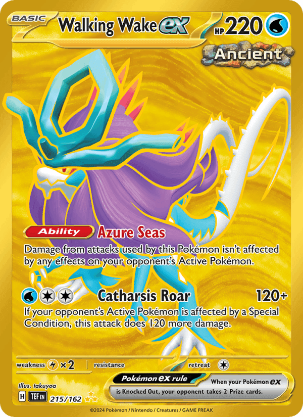 Walking Wake ex, card 215 from Temporal Forces