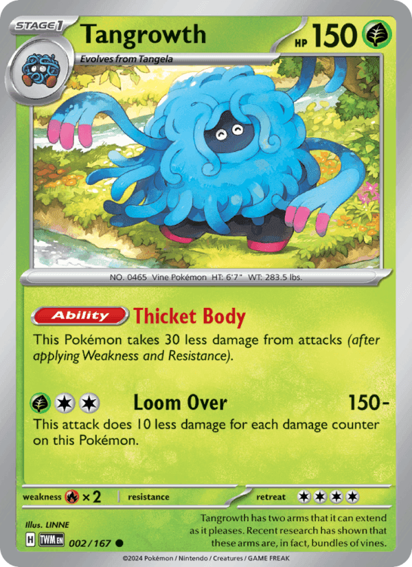 Tangrowth, carte 002 de Twilight Masquerade