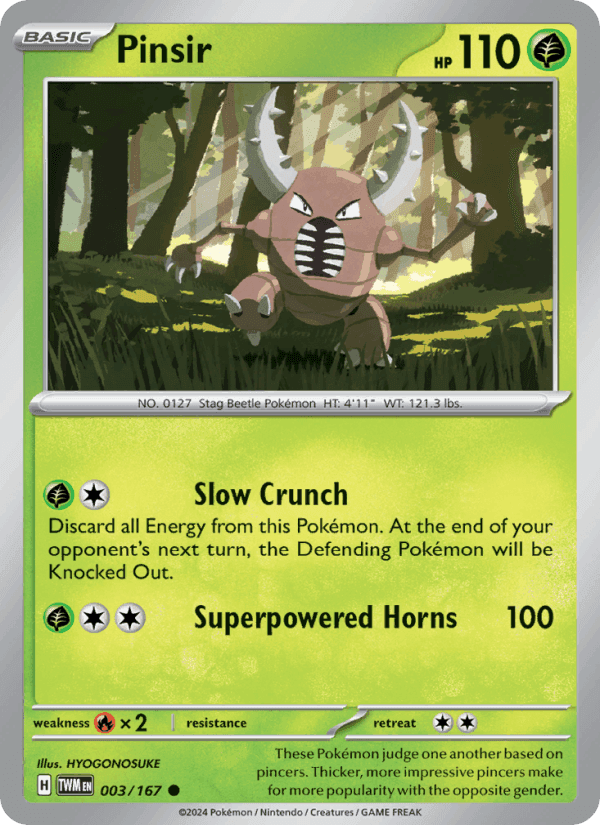 Pinsir, carta 003 di Twilight Masquerade