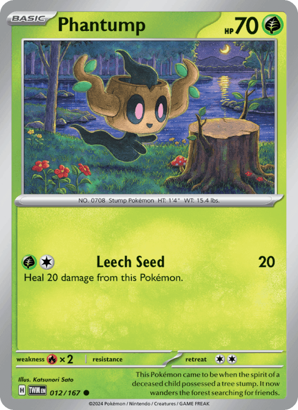 Phantump, card 012 from Twilight Masquerade