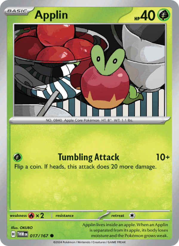Applin, carte 017 de Twilight Masquerade