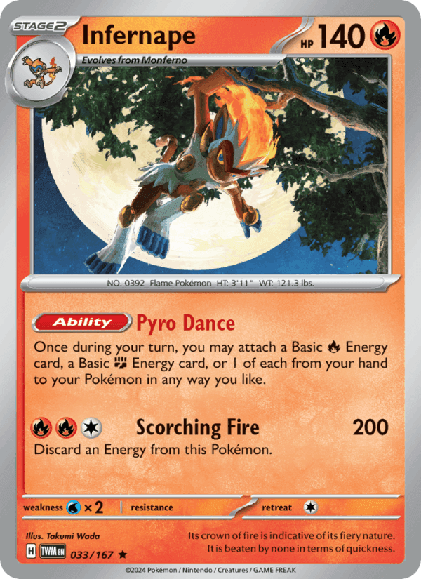 Infernape, carte 033 de Twilight Masquerade