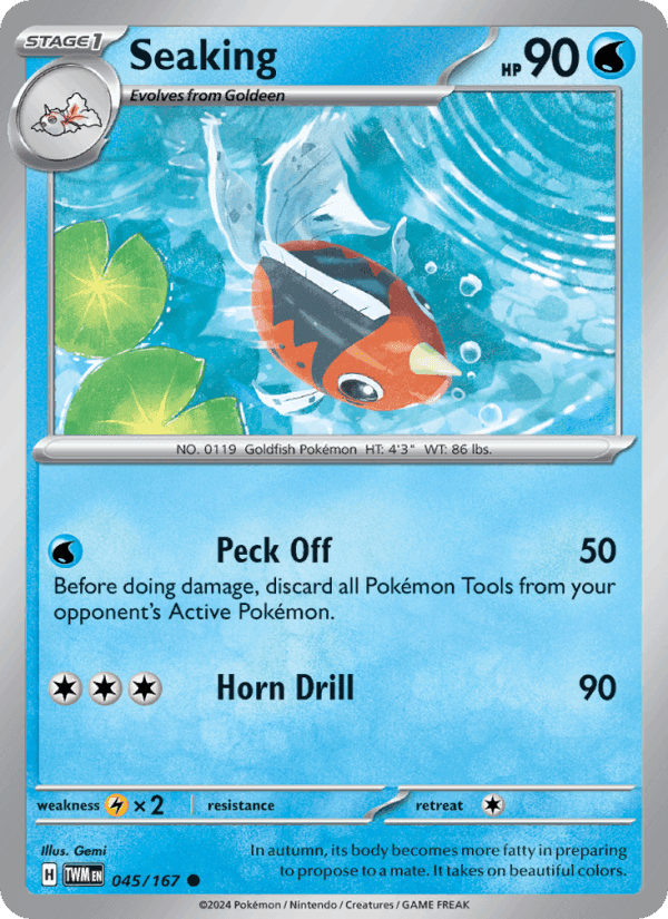 Seaking, card 045 from Twilight Masquerade
