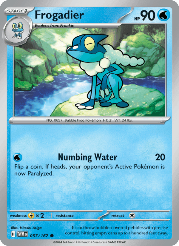 Frogadier, carta 057 de Twilight Masquerade