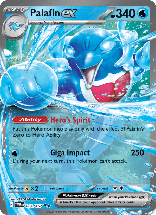 Palafin ex, card 061 from Twilight Masquerade