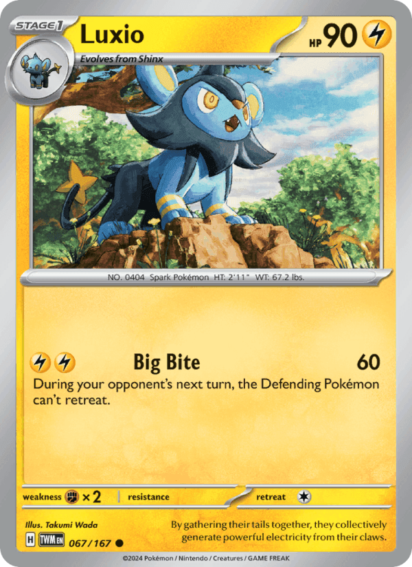 Luxio, card 067 from Twilight Masquerade