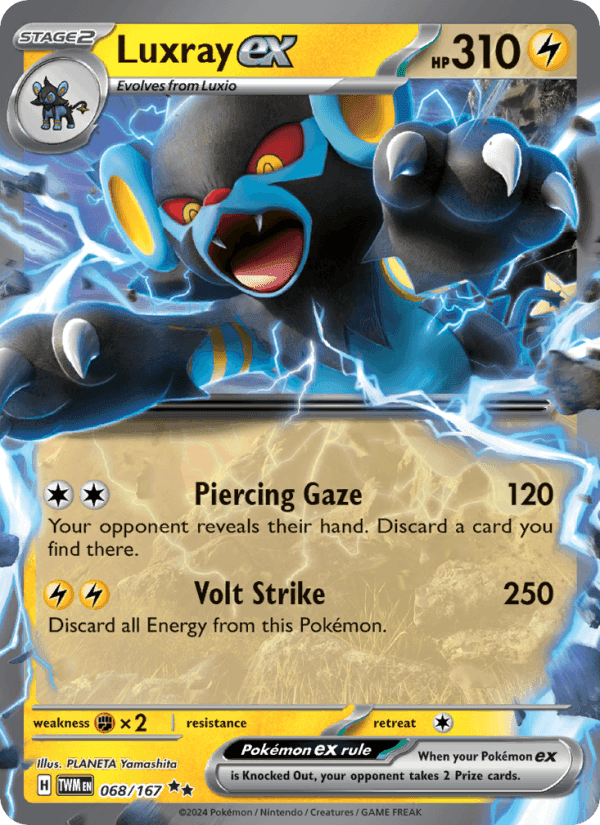 Luxray ex, carte 068 de Twilight Masquerade