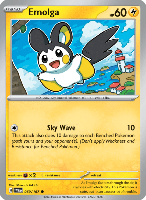 Emolga, card 069 from Twilight Masquerade