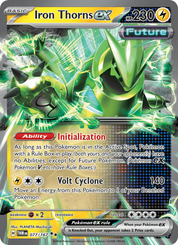 Iron Thorns ex, card 077 from Twilight Masquerade