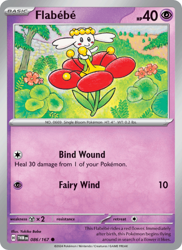 Flabébé, card 086 from Twilight Masquerade