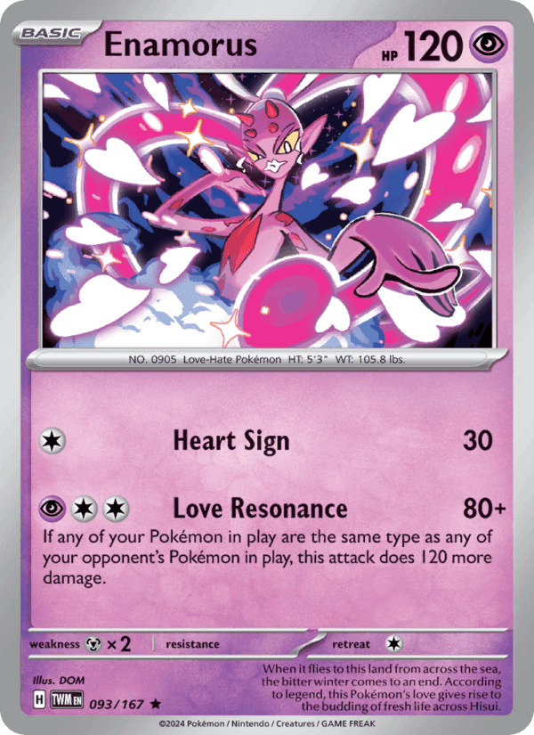 Enamorus, card 093 from Twilight Masquerade