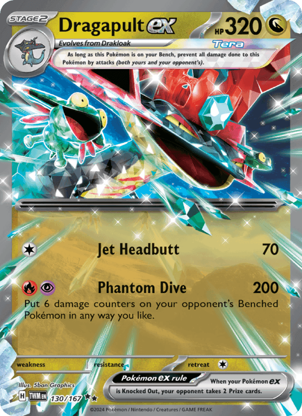 Dragapult ex, card 130 from Twilight Masquerade