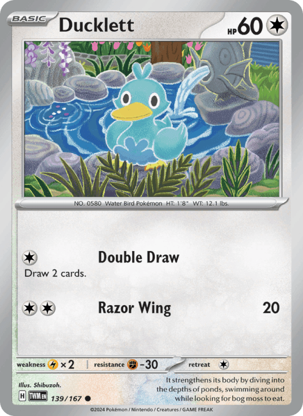 Ducklett, card 139 from Twilight Masquerade
