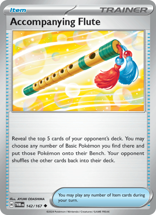 Accompanying Flute, card 142 from Twilight Masquerade