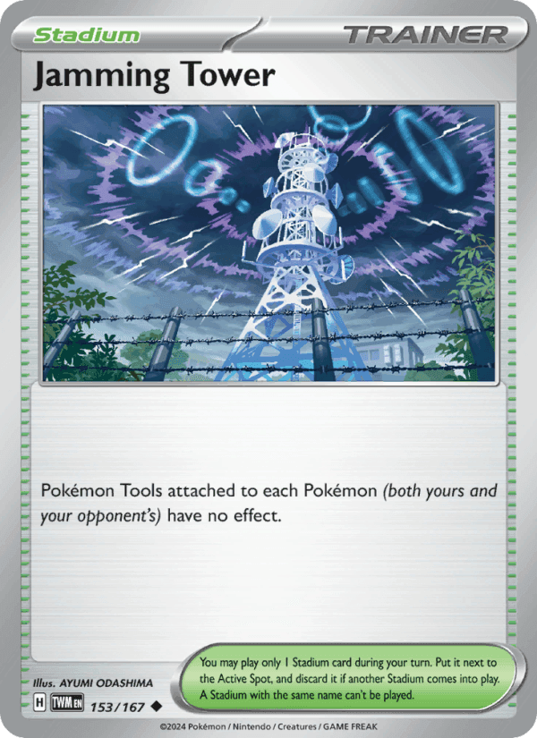 Jamming Tower, card 153 from Twilight Masquerade