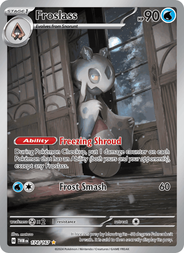 Froslass, carta 174 de Twilight Masquerade