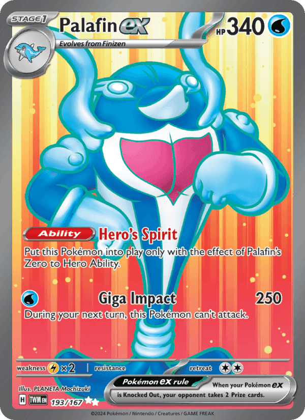 Palafin ex, card 193 from Twilight Masquerade