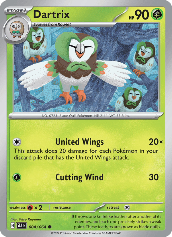 Dartrix, carta 004 di Shrouded Fable