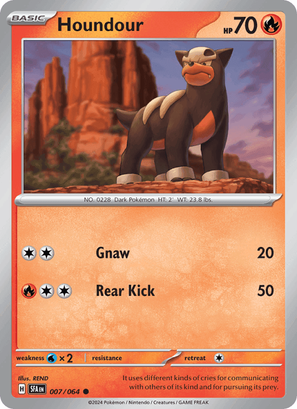 Houndour, carta 007 de Shrouded Fable