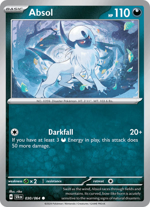 Shrouded Fable の 030 番、Absol