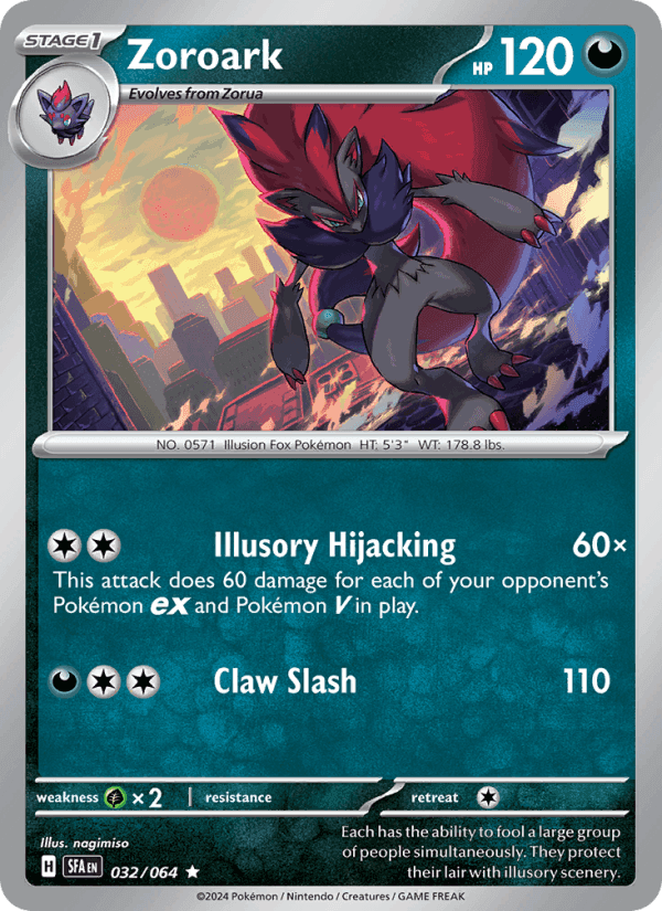 Shrouded Fable の 032 番、Zoroark