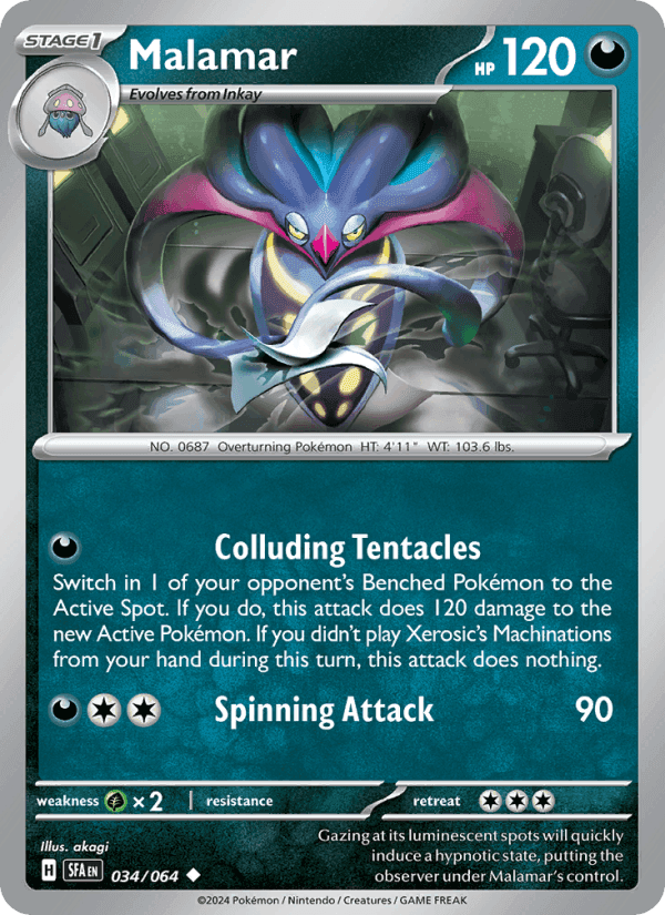 Malamar, card 034 from Shrouded Fable