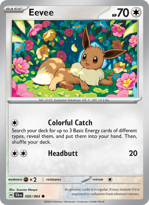 Eevee, card 050 from Shrouded Fable
