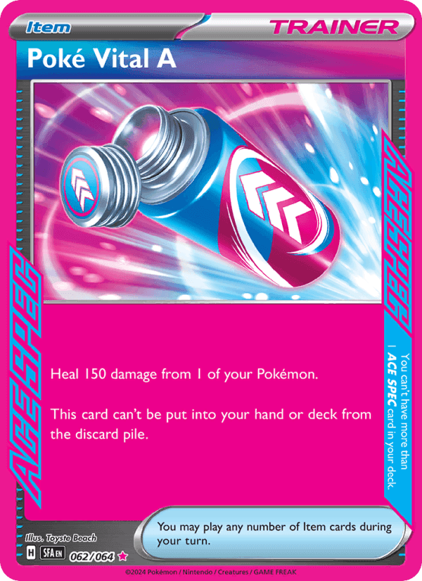 Poké Vital A, card 062 from Shrouded Fable