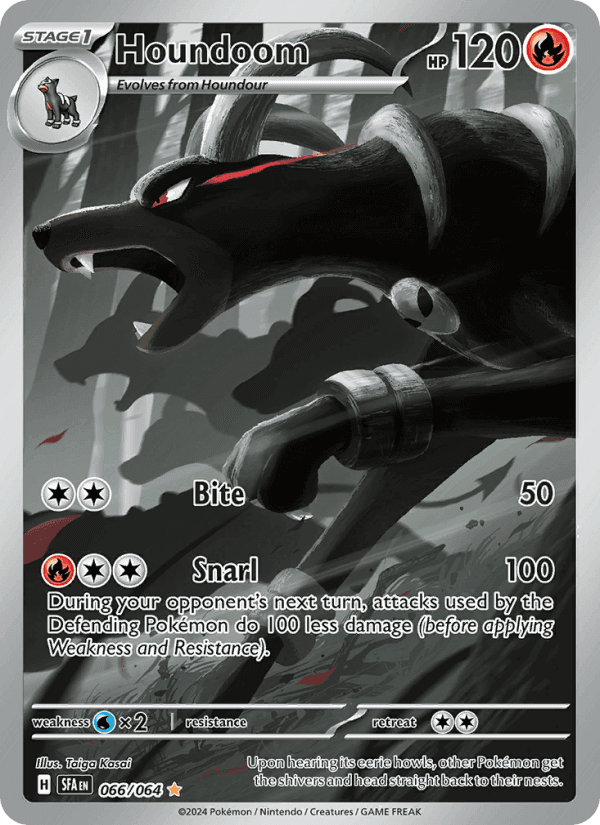 Shrouded Fable の 066 番、Houndoom