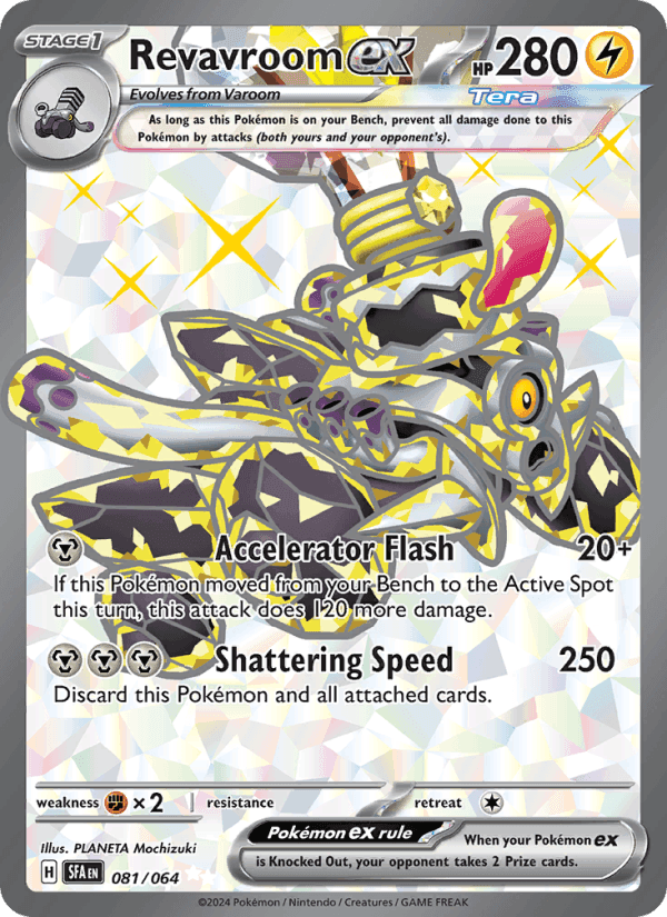 Revavroom ex, card 081 from Shrouded Fable