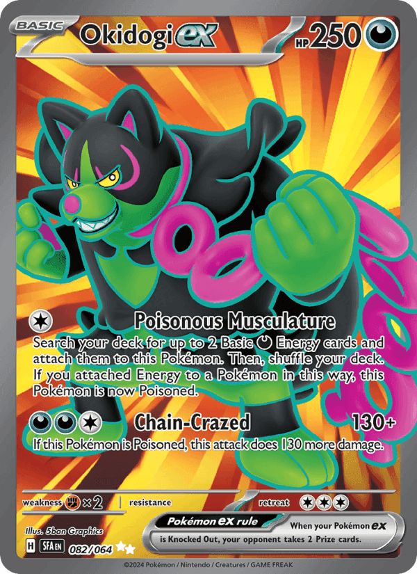 Okidogi ex, card 082 from Shrouded Fable