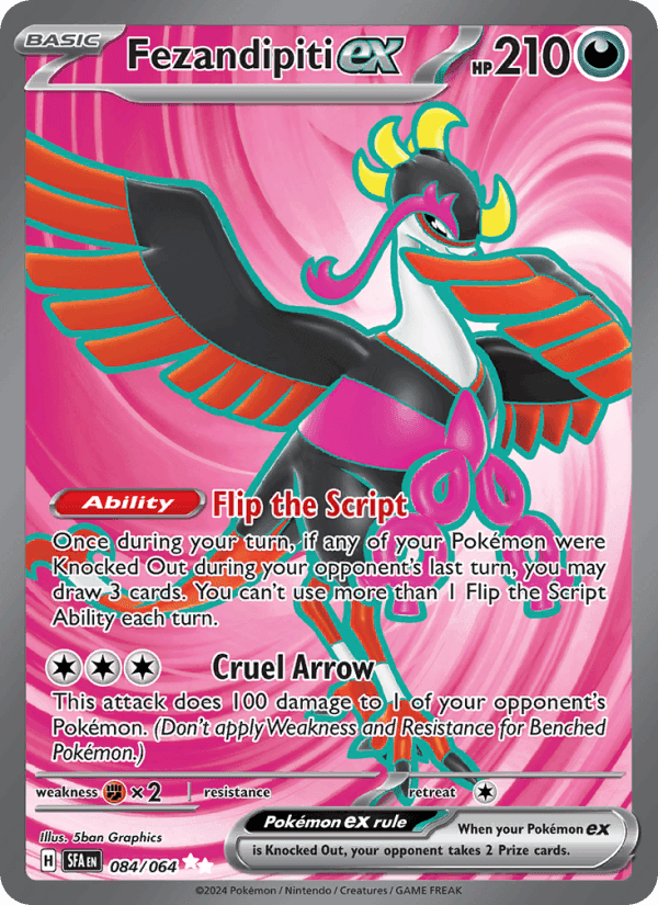 Fezandipiti ex, card 084 from Shrouded Fable