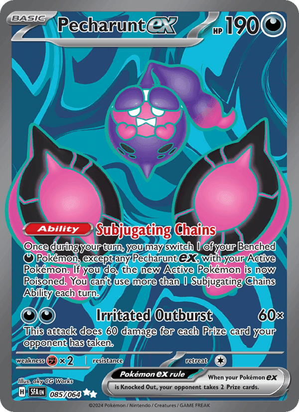 Pecharunt ex, card 085 from Shrouded Fable
