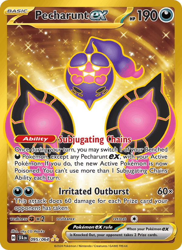 Pecharunt ex, card 095 from Shrouded Fable