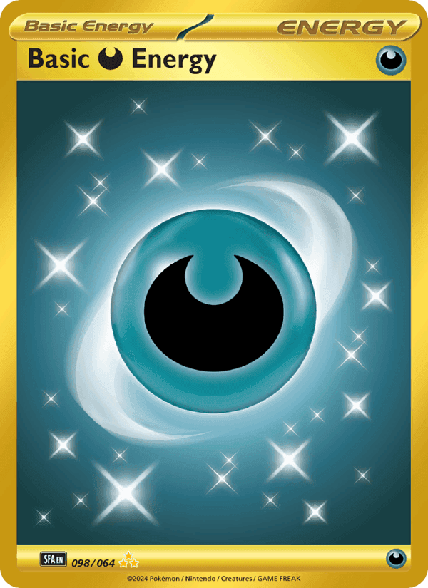 Basic Darkness Energy, card 098 from Shrouded Fable