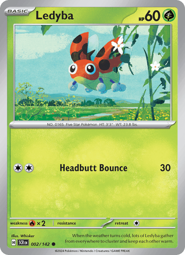 Ledyba, card 002 from Stellar Crown