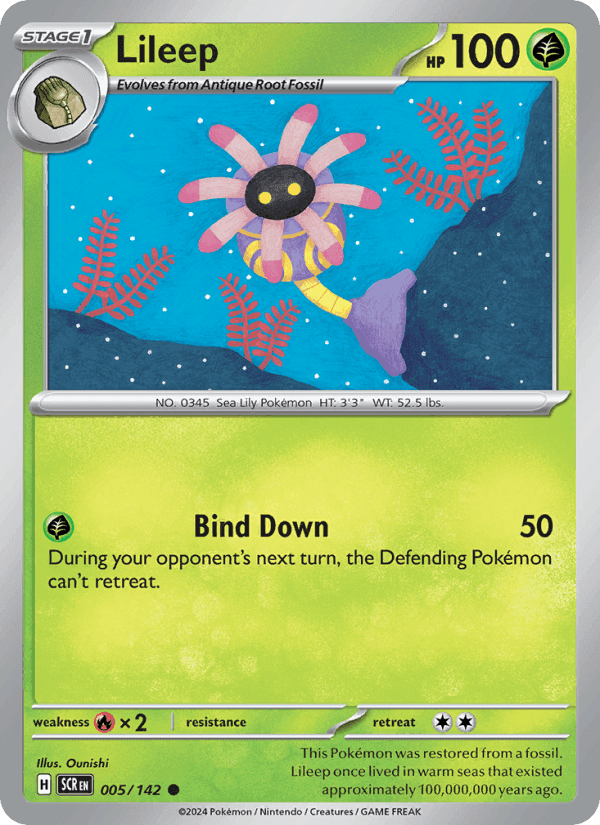 Lileep, carta 005 di Stellar Crown