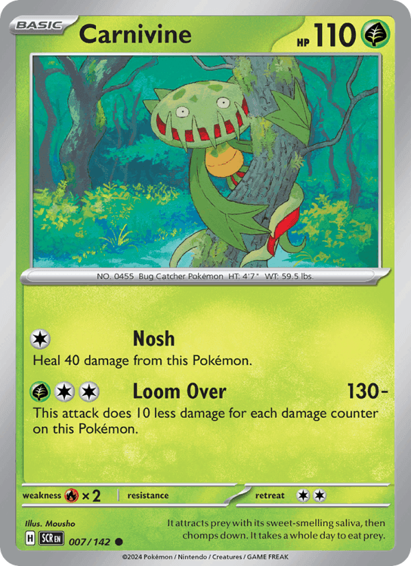 Carnivine, card 007 from Stellar Crown